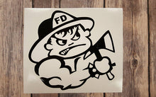 Bad Boy Firefighter With Axe Window Decal, Fire Decal, Love My Firefighter Decal